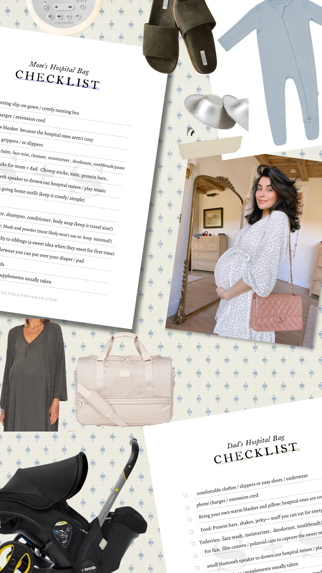Hospital Bag Checklist for Mom + Dad